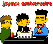 Gif animé joyeux anniversaire enfants